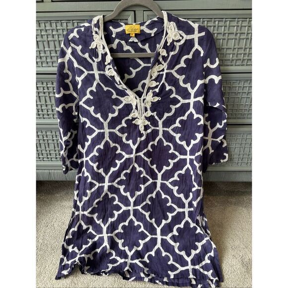 Roberta Roller Rabbit swim coverup, Small $198 G4 - Picture 2 of 8